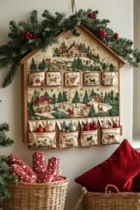 13. Charming Advent Calendars in Farmhouse Style 1