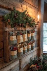 13. Charming Advent Calendars in Farmhouse Style 2