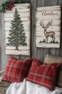 17. Festive Pallet Wood Signs 1