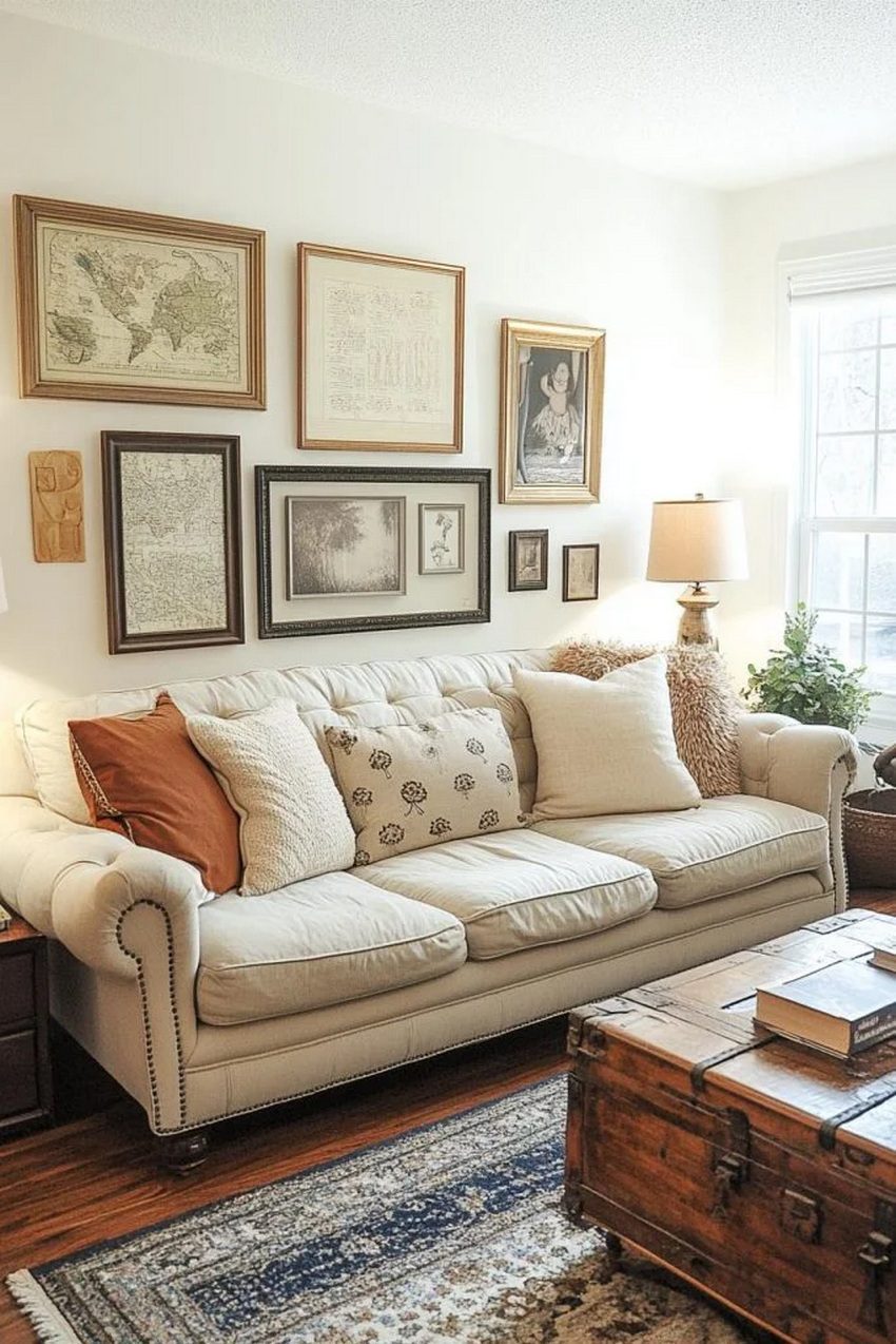 4. Eclectic Frame Gallery Wall Inspiration 3