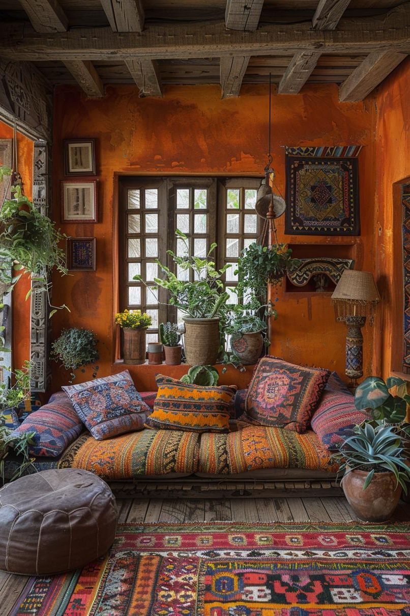 9. Terracotta-Inspired Eclectic Living Vibes-0