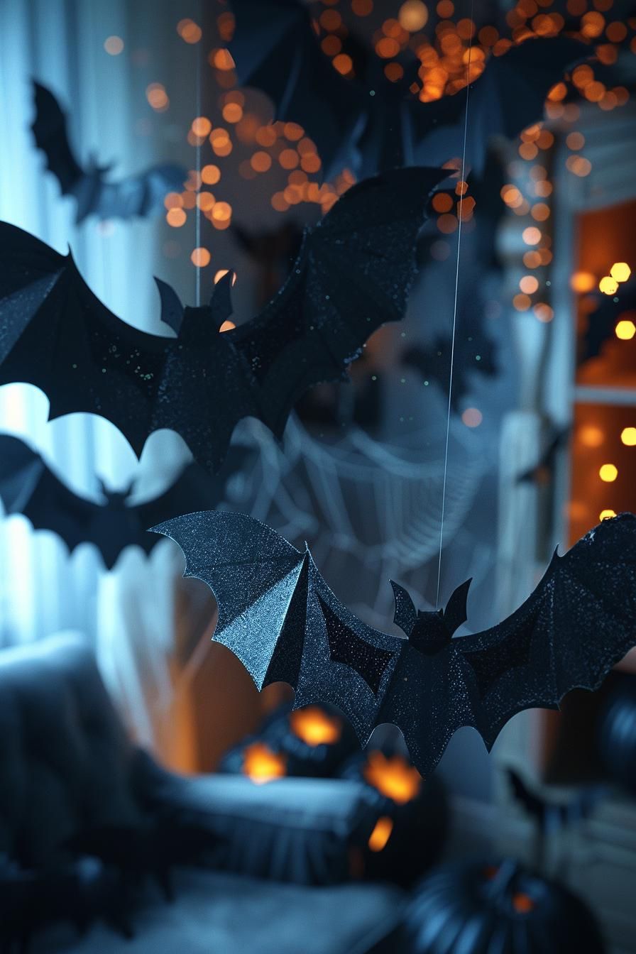13. Fluttering Bat Decor Mobile-4