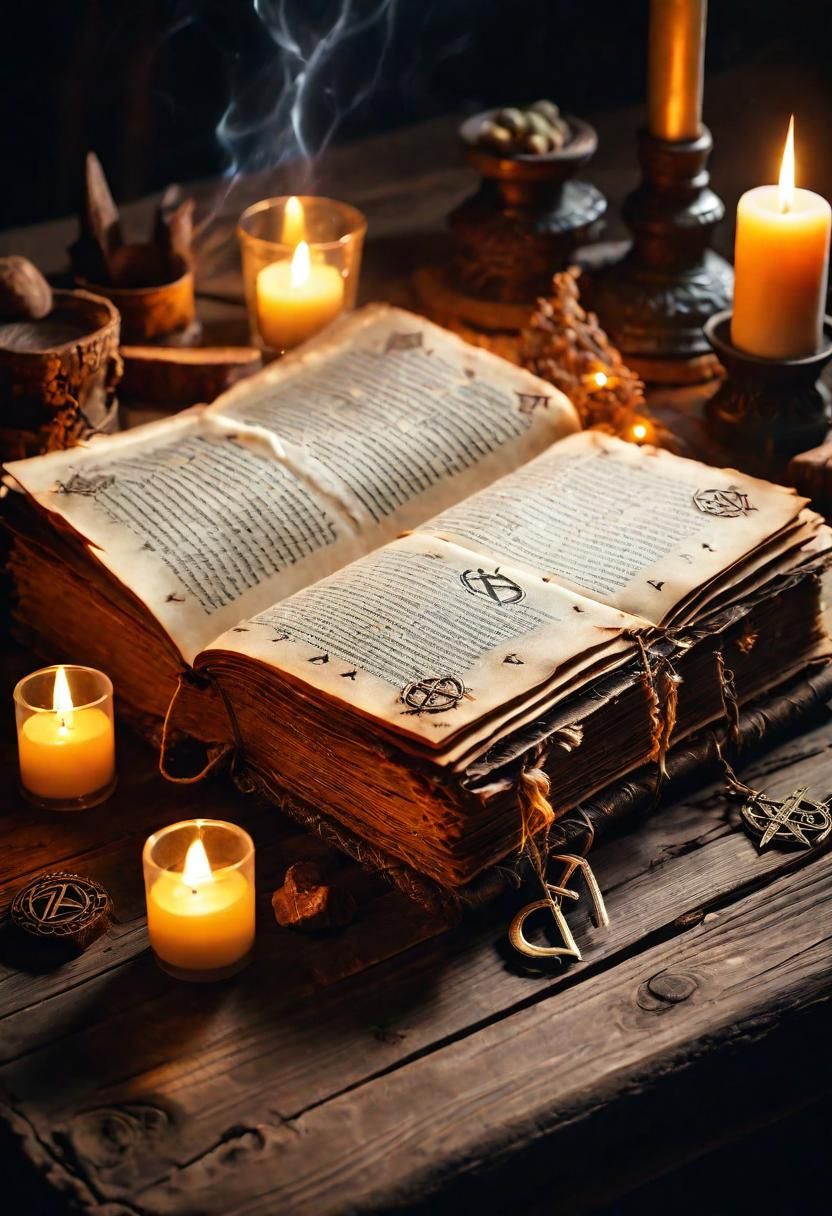 8. Enchanted LED Spell Book Decor-0