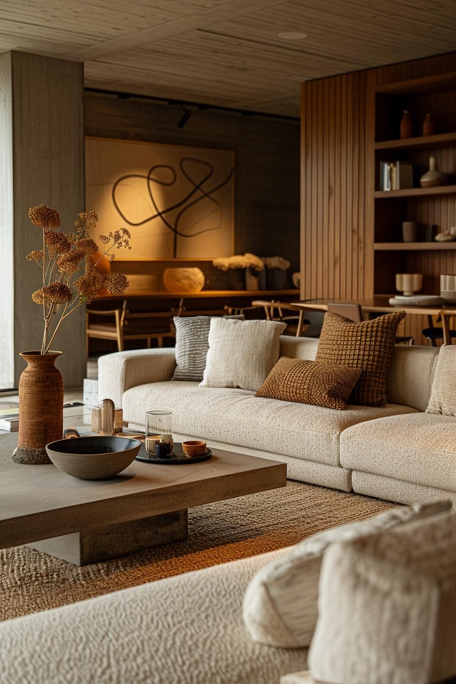 16. Contemporary Earthy Living Room Inspiration-2