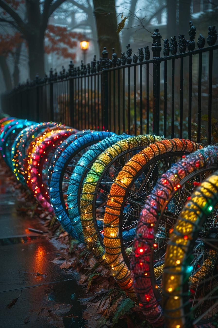 33 Creative DIY Yard Art Ideas You’ll Love To Craft 25 8. Creative Bicycle Wheel Decor Ideas-2