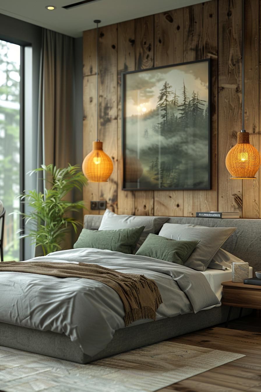19 Best Earthy Modern Bedroom Ideas for a Cozy Retreat 33 9. Natural Serenity: Earthy Modern Retreat-2