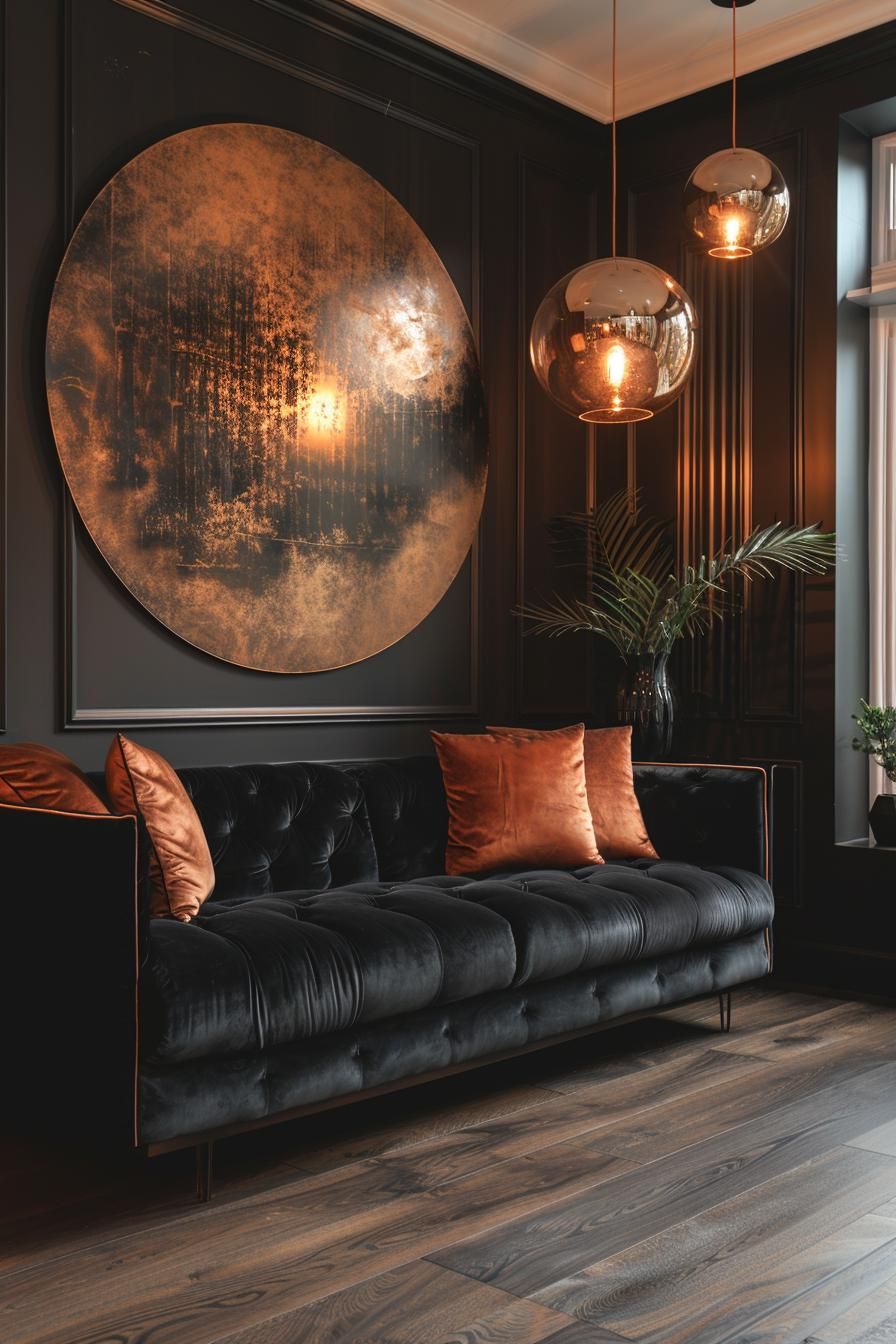 14. Geometric Elegance in Earthy Decor-1