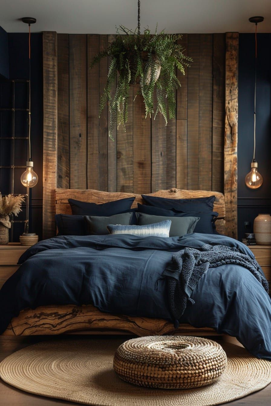 19 Best Earthy Modern Bedroom Ideas for a Cozy Retreat 44 Oceanic Bedroom Escape - 2