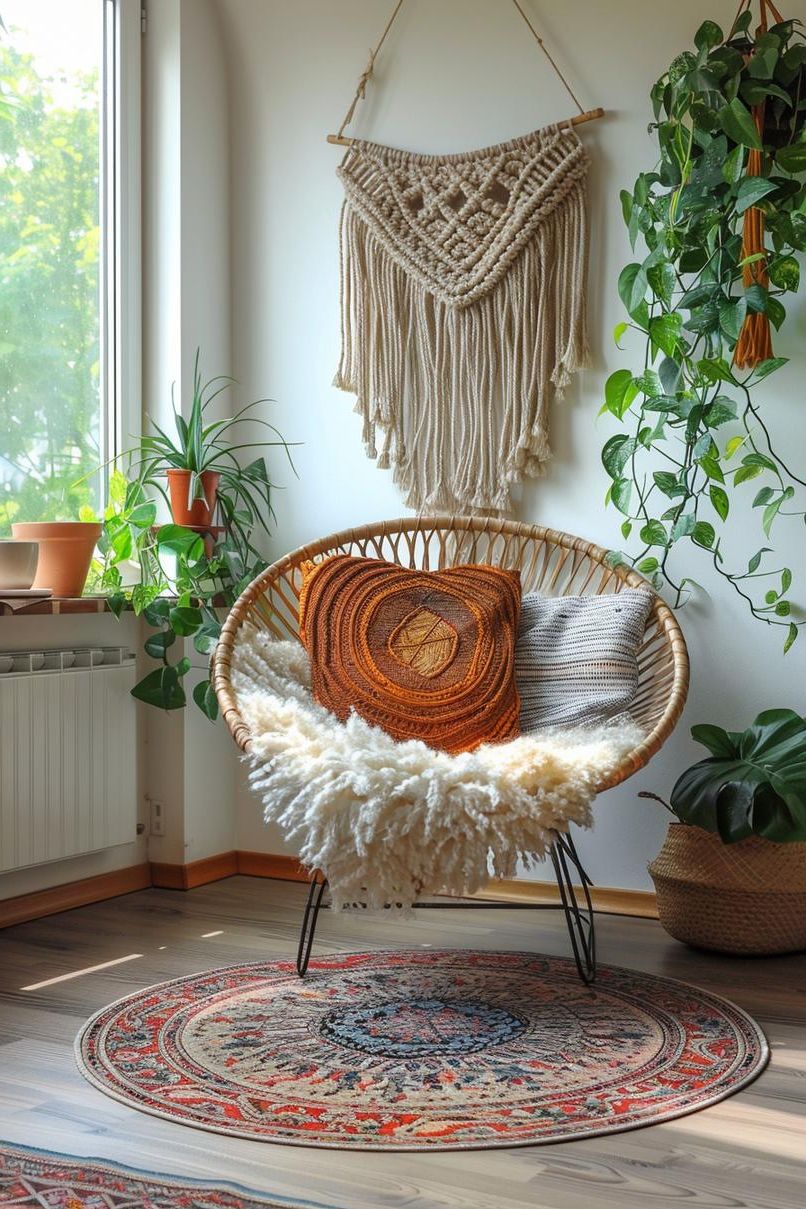 3. Boho Vibe with Rattan Accents-0
