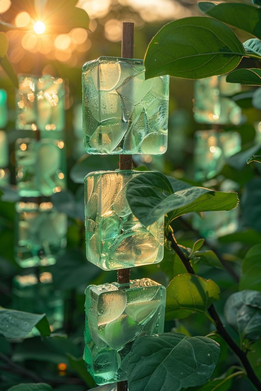 33 Creative DIY Yard Art Ideas You’ll Love To Craft 32 11. Glass Garden Stake Inspiration-1