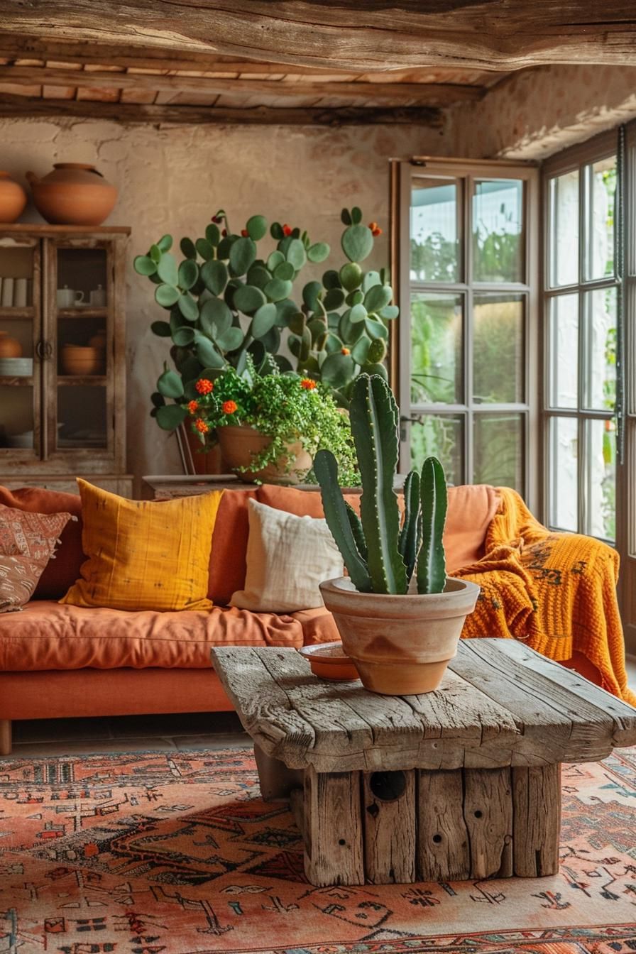 19. Southwestern Chic Living Room Ideas-1