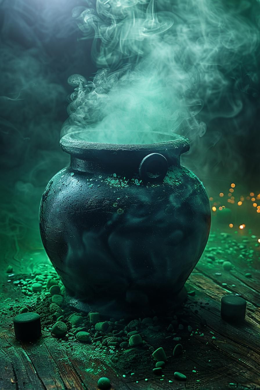 9. Spooky Cauldron with Dry Ice-0