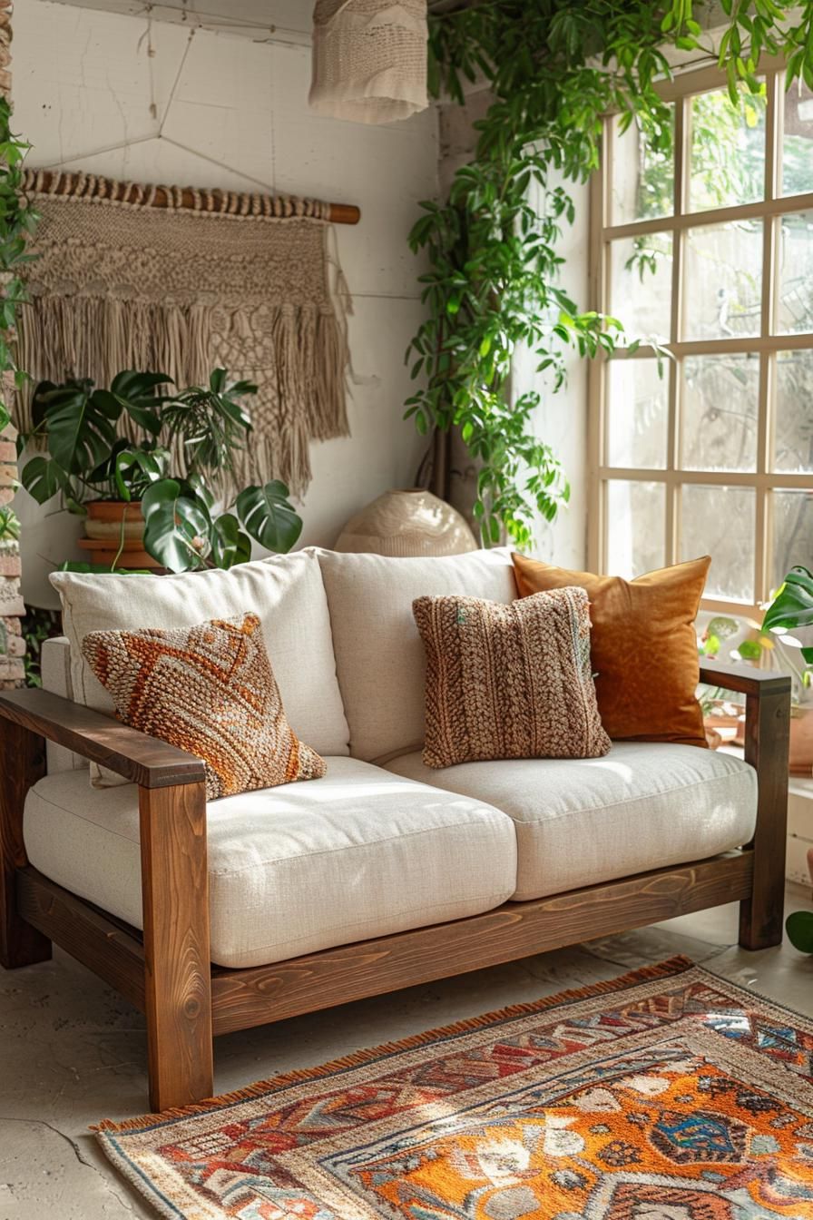 3. Boho Vibe with Rattan Accents-1