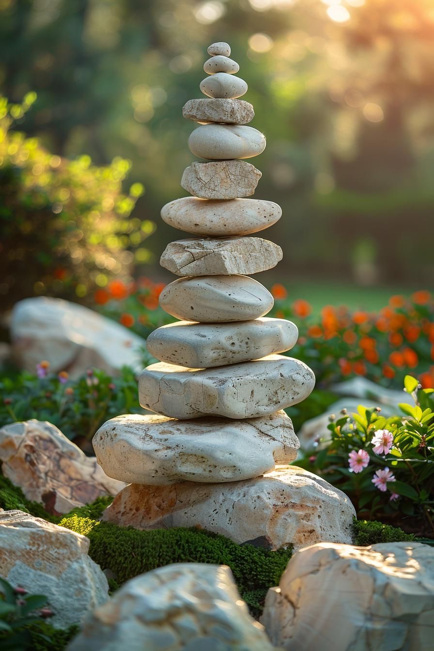 33 Creative DIY Yard Art Ideas You’ll Love To Craft 41 15. Stone Sculpture Stacking Secrets-0