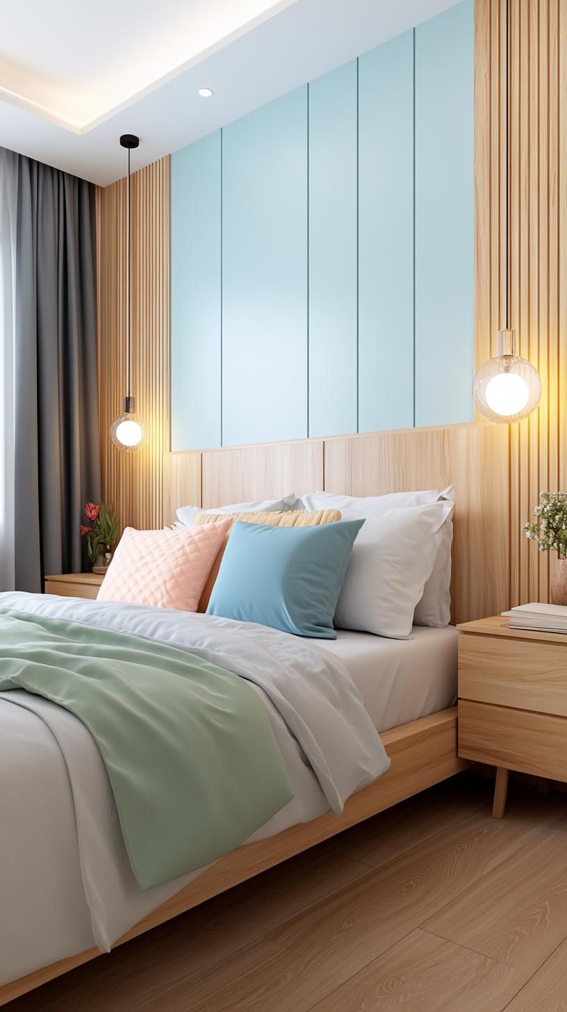 20 New Minimalist Bedroom Ideas to Inspire Your 2025 Refresh 9 3. Scandinavian Simplicity: Combine muted pastel tones with sleek, functional furniture-0