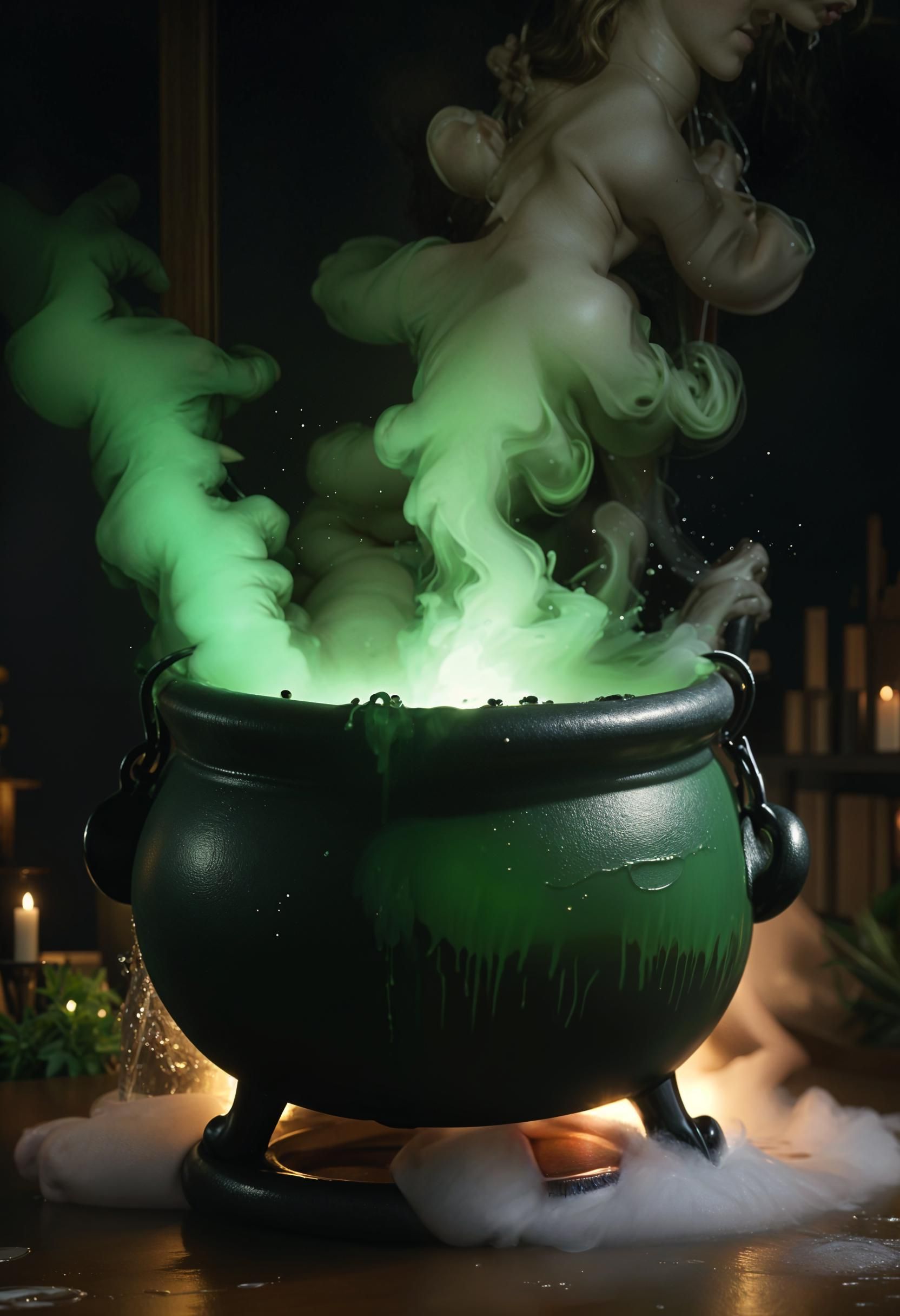9. Spooky Cauldron with Dry Ice-1