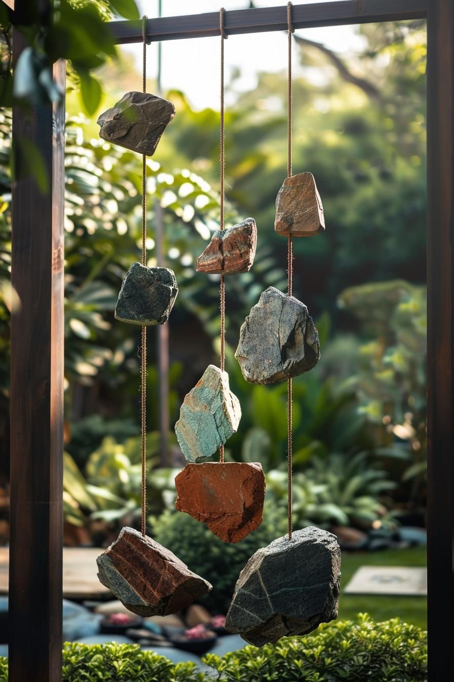 33 Creative DIY Yard Art Ideas You’ll Love To Craft 55 21. Rock Sculpture Frames: DIY Yard-1