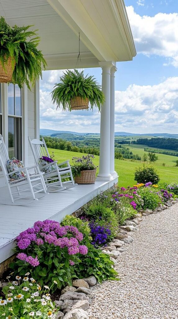 27 Charming Farmhouse Landscaping Ideas