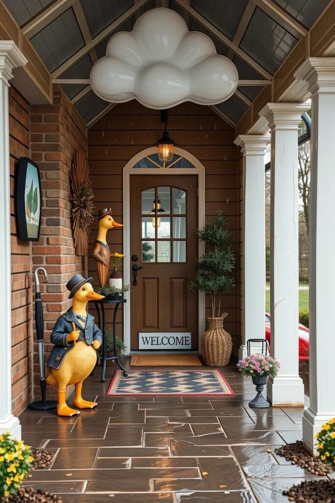 65 Whimsical Figurine Ideas for Stylish Porch Greetings