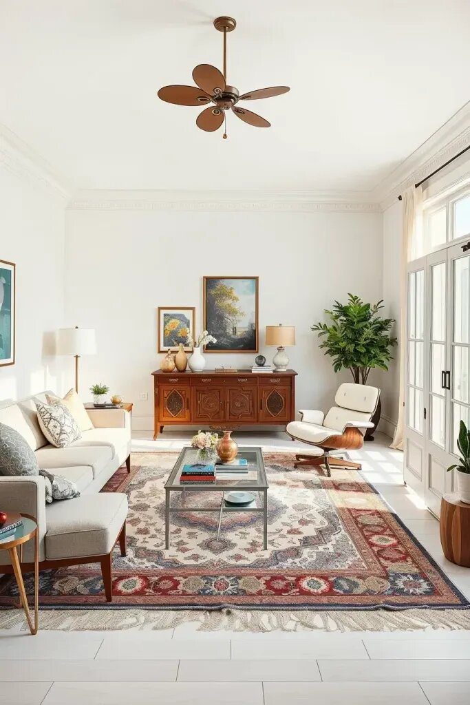 60 Modern Living Room Ideas with Vintage Accents 3 img r Wy7wNLl mqzKDmCoOsmi