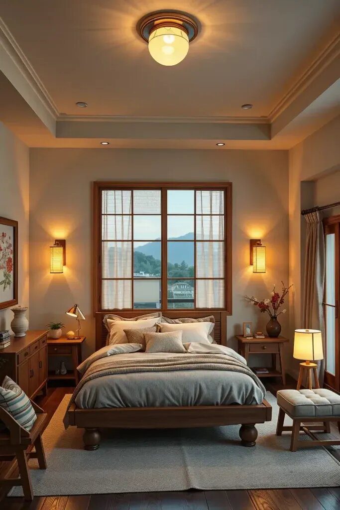 62 Stylish Japandi Bedroom Décor Ideas 43