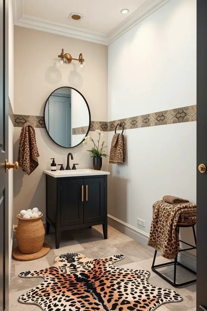 59 Animal Print Bathroom Decor Ideas for a Bold Home 40 img r 60fi4qmsoDk amAuQUYm1