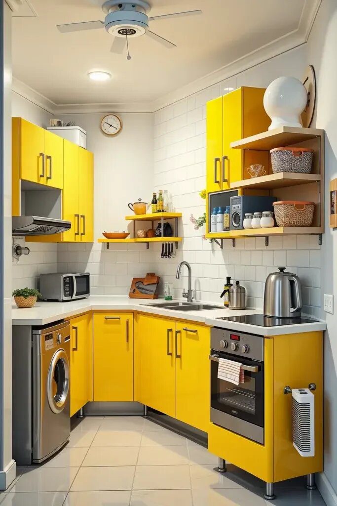 59 Yellow Kitchen Ideas to Elevate Your Space 36