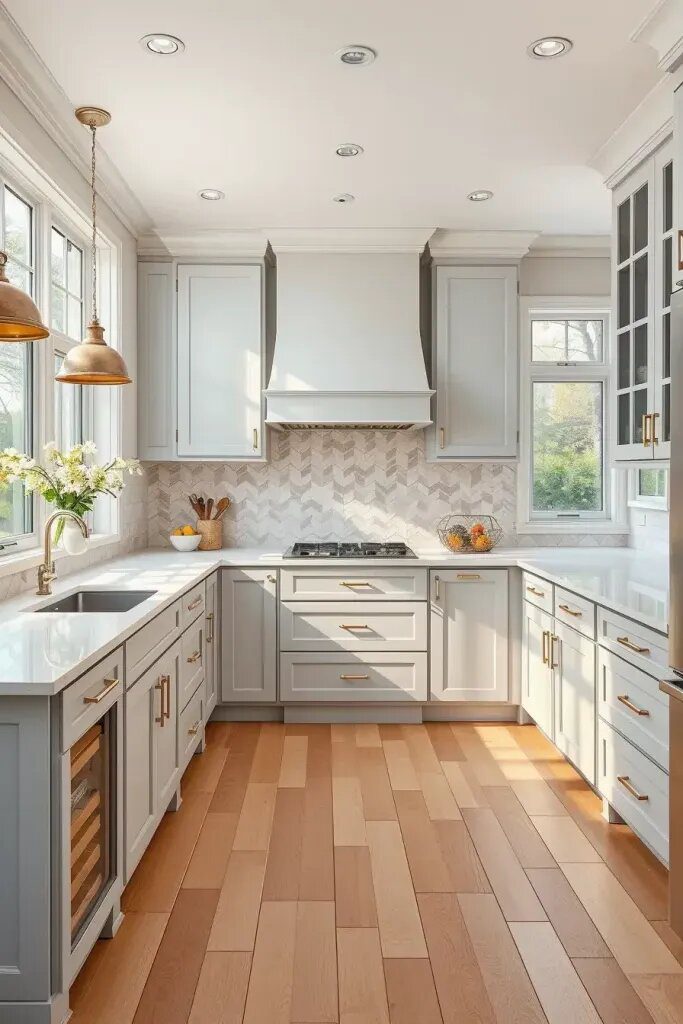 63 Gray Kitchen Cabinet Ideas for a Stylish Makeover 13