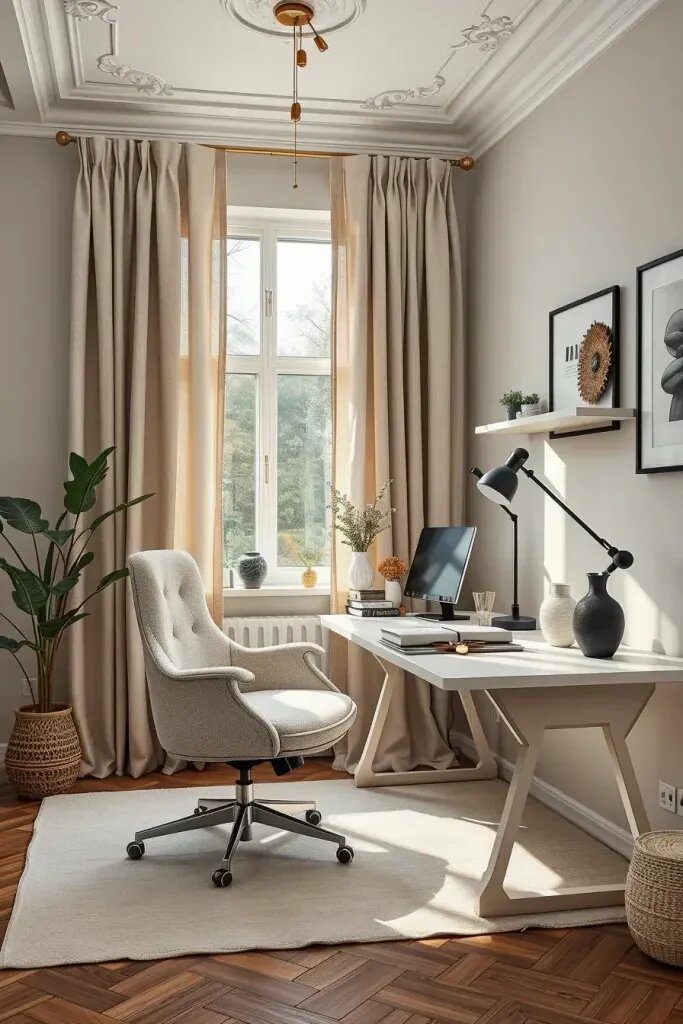 60 Inspiring Home Office Makeovers for Style and Function 12