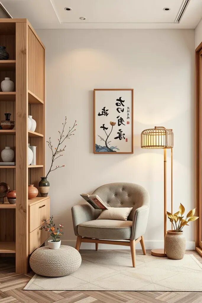 60 Japandi Home Interior Ideas for Serene Style 7