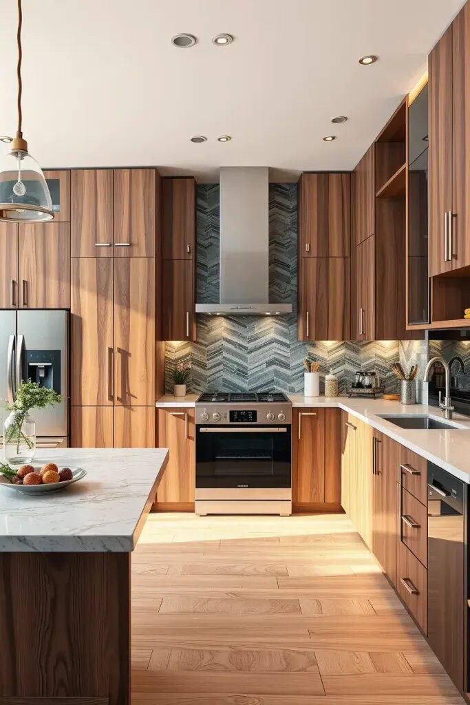 64 Creative Kitchen Wood Cabinet Ideas to Inspire You 25 img r FM9iab rp mf5b24qC l