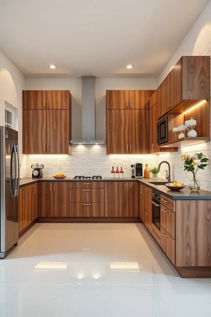 64 Creative Kitchen Wood Cabinet Ideas to Inspire You 37