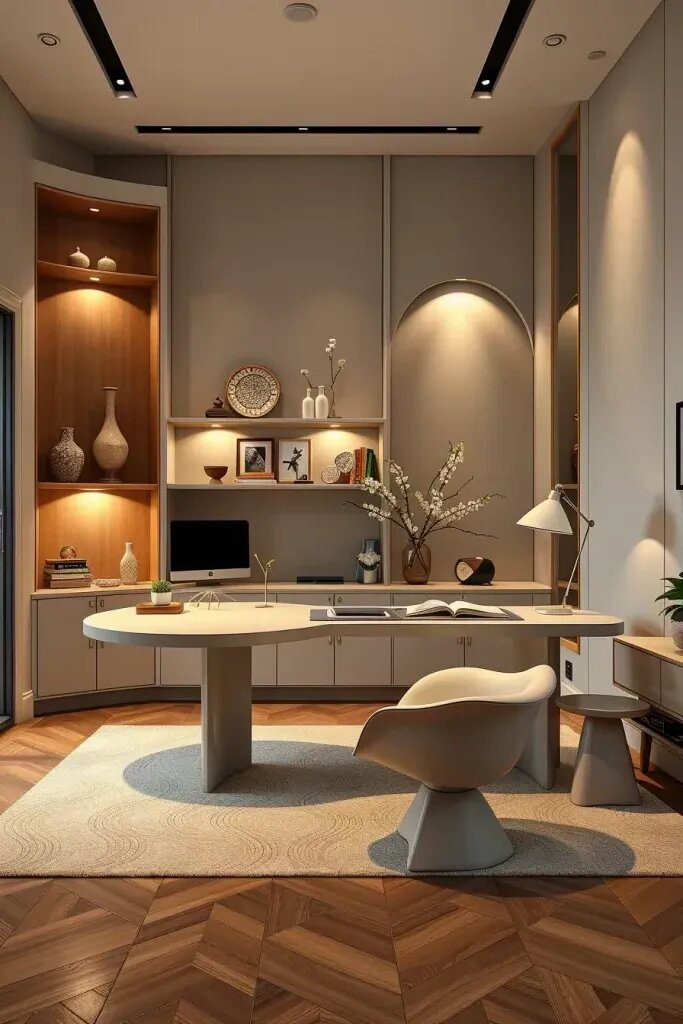 60 Inspiring Home Office Makeovers for Style and Function 38