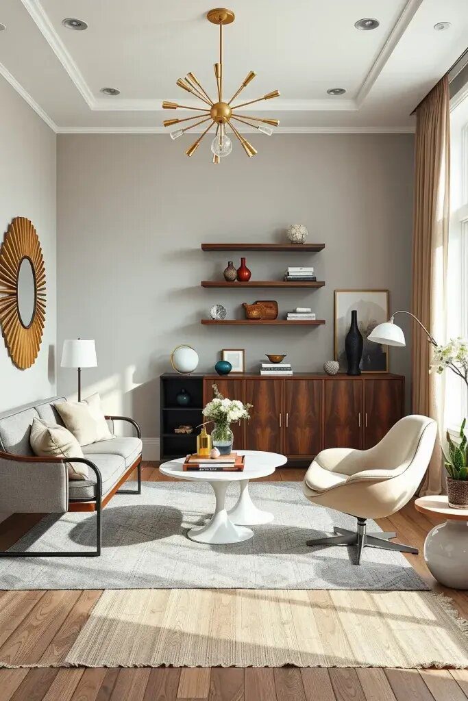 60 Modern Living Room Ideas with Vintage Accents 11