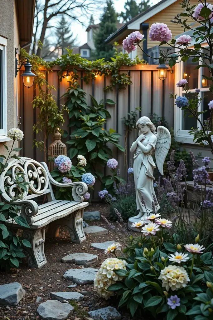 Enchant Your Outdoor Oasis: 63 Backyard Garden Figurine Ideas 11 img r P91NTjesjHnifzk196pBA