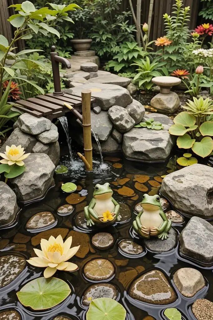 Enchant Your Outdoor Oasis: 63 Backyard Garden Figurine Ideas 19