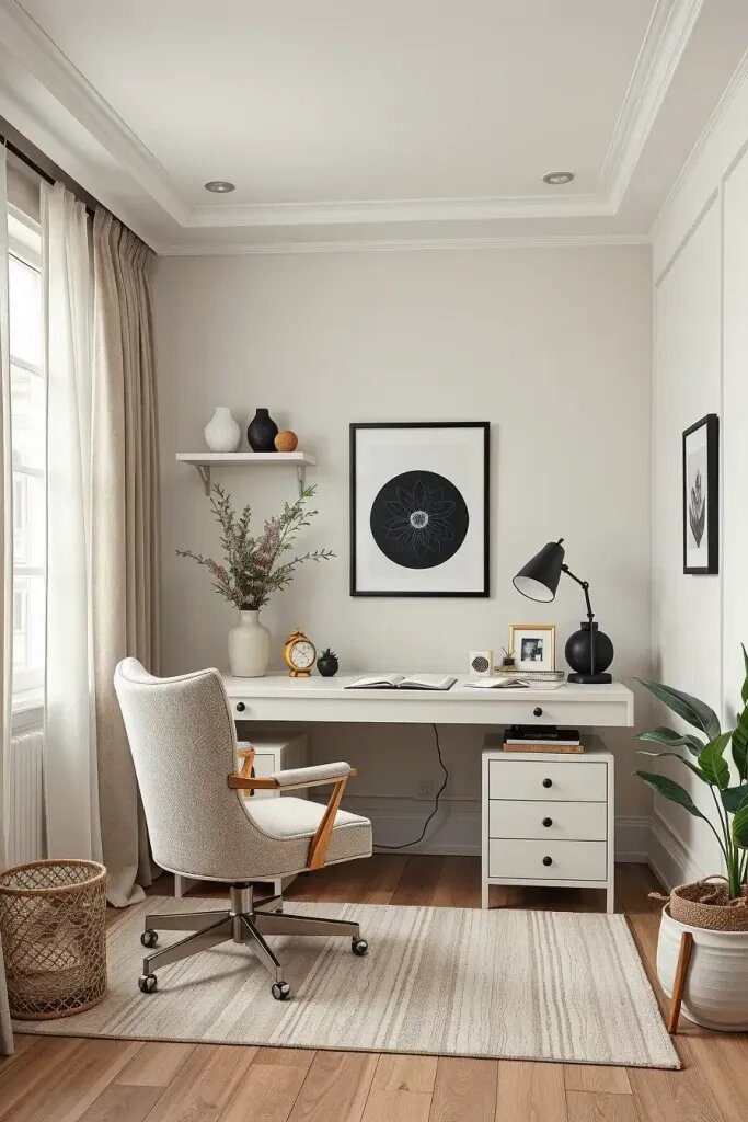 60 Inspiring Home Office Makeovers for Style and Function 11 img r XVAeSkO5rtOsL9yIeEXzG
