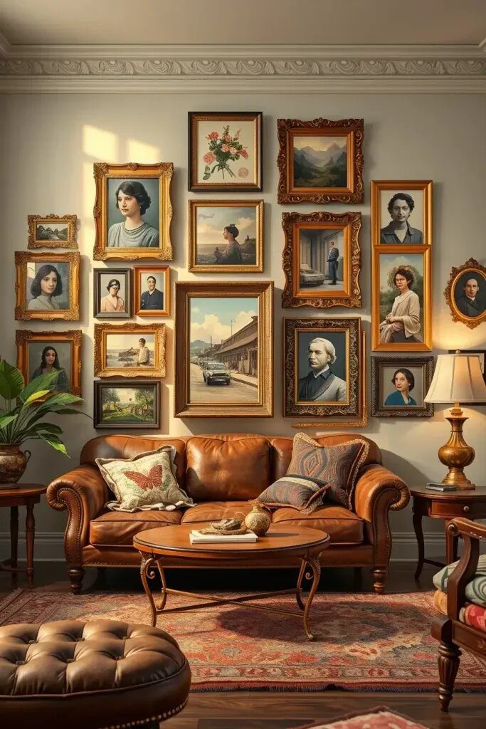 Timeless Charm: 62 Vintage Living Room Ideas to Elevate Your Space 24