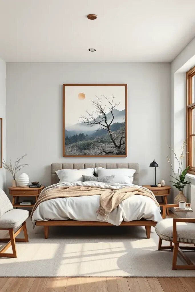 62 Stylish Japandi Bedroom Décor Ideas 23 img r ZXg3OFinJQqANToJZ0 0p