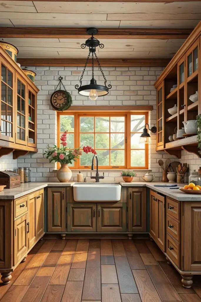 64 Creative Kitchen Wood Cabinet Ideas to Inspire You 35 img r S eJcmVnRHqPcW4rbD8L