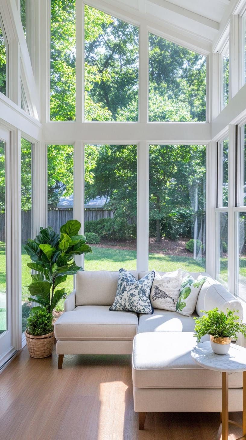 18. Porch-to-sunroom transition with sleek glass walls-2