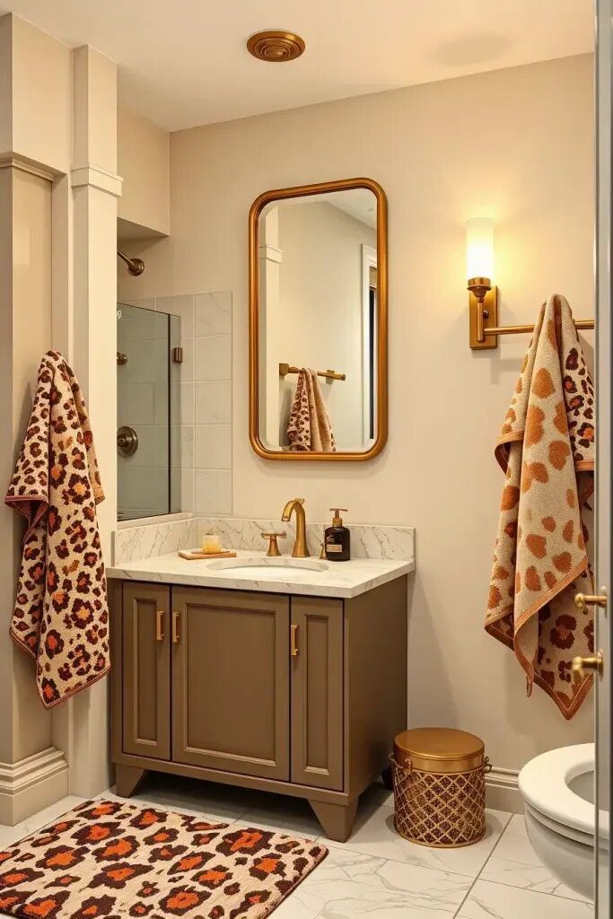 59 Animal Print Bathroom Decor Ideas for a Bold Home 4