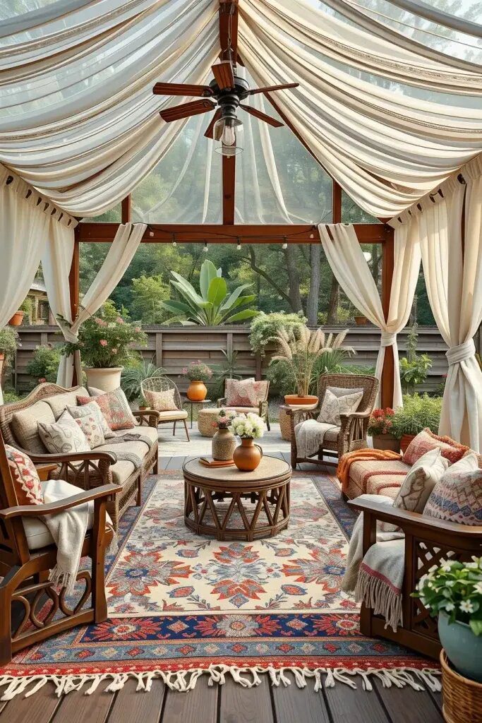 Transform Your Outdoor Oasis: 63 Cozy Gazebo Decor Ideas 32