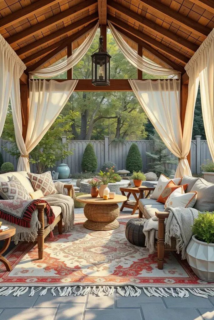 Transform Your Outdoor Oasis: 63 Cozy Gazebo Decor Ideas 31 img r cdwjaFrRz5 LBho68 aMJ