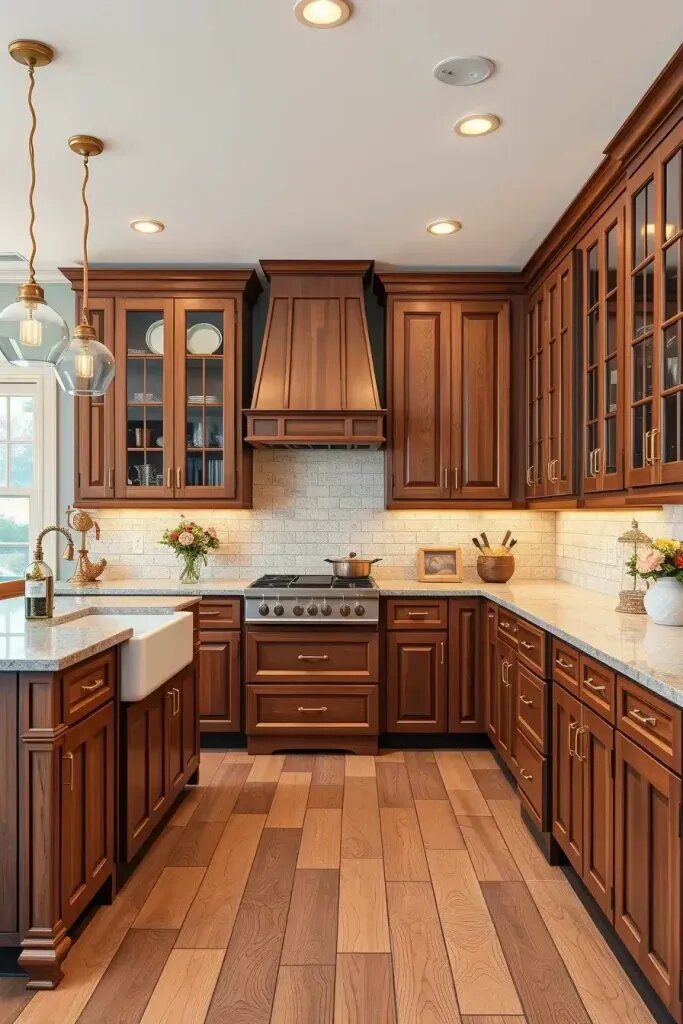 64 Creative Kitchen Wood Cabinet Ideas to Inspire You 32