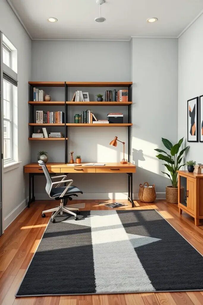 60 Inspiring Home Office Makeovers for Style and Function 28 img r e8u5onRVJmAzp8GLUXmaS