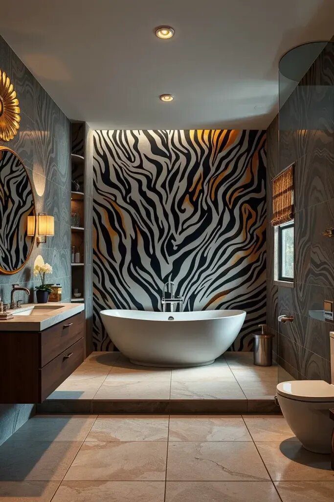 59 Animal Print Bathroom Decor Ideas for a Bold Home 16 img r gdWaugQBl954qaDBR80PS
