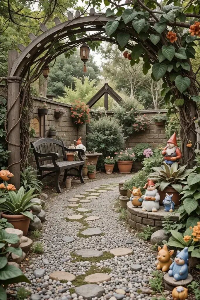 Enchant Your Outdoor Oasis: 63 Backyard Garden Figurine Ideas 41 img r kdvSRQ20WnlJQRFlVDlug