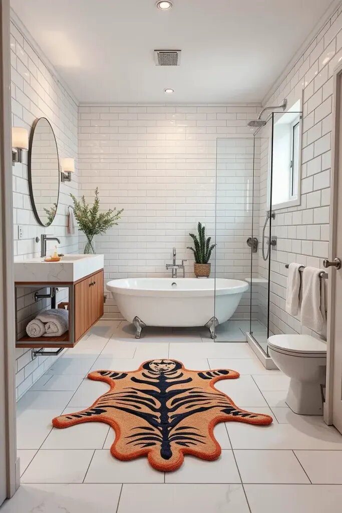 59 Animal Print Bathroom Decor Ideas for a Bold Home 33