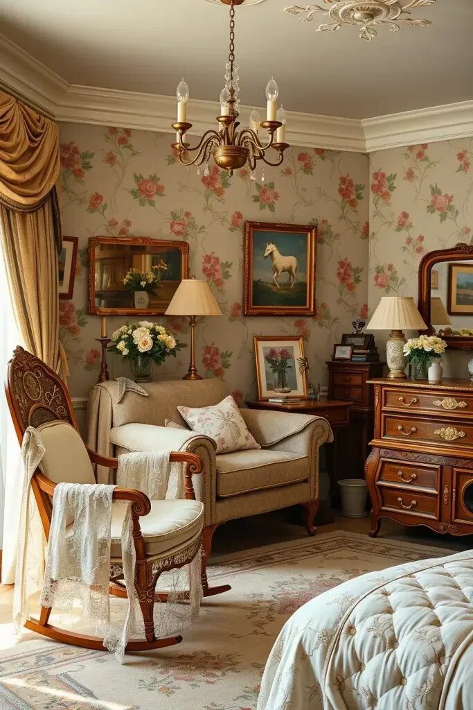 61 Bedroom with Grandmacore Ideas for a Vintage Retreat 12
